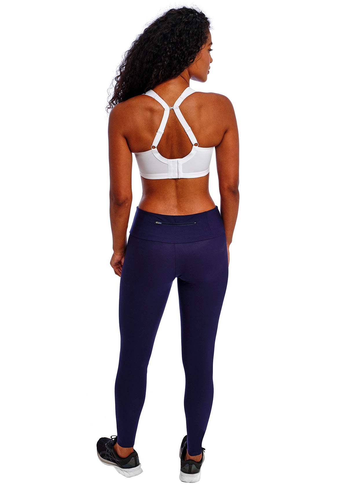 Dynamic Non Wired Sports Bra (White)