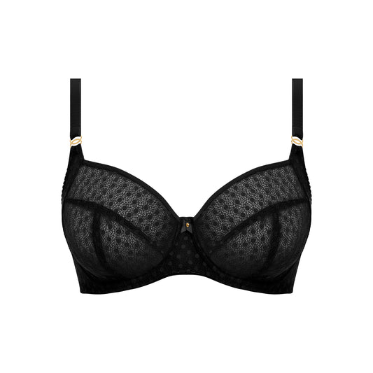 Starlight UW Hero Balcony Side Support Bra (Black)