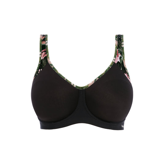 Sonic UW Molded Spacer Sports Bra (Jungle Black)